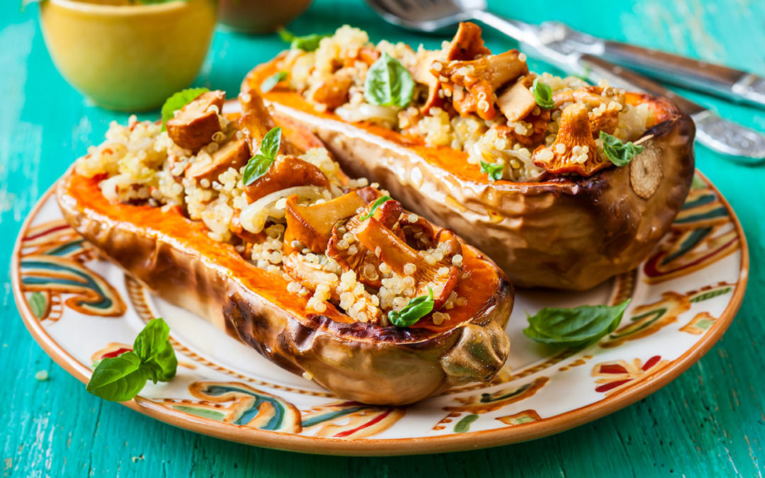 Barley-Stuffed Squash