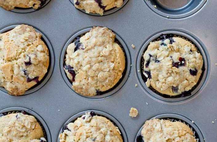 Barley Fruit Muffins